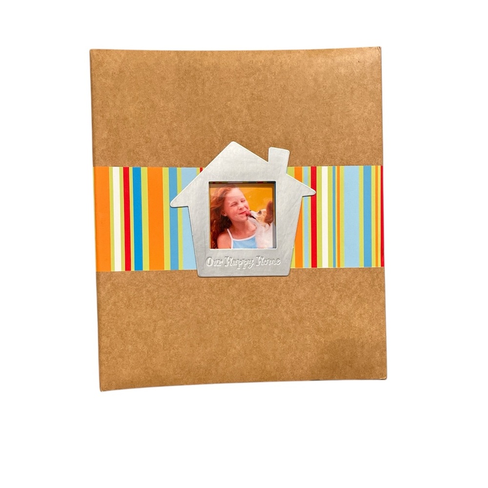 Hallmark Our Happy Home Scrapbook & Photo Album w/ Clear Page Protectors
